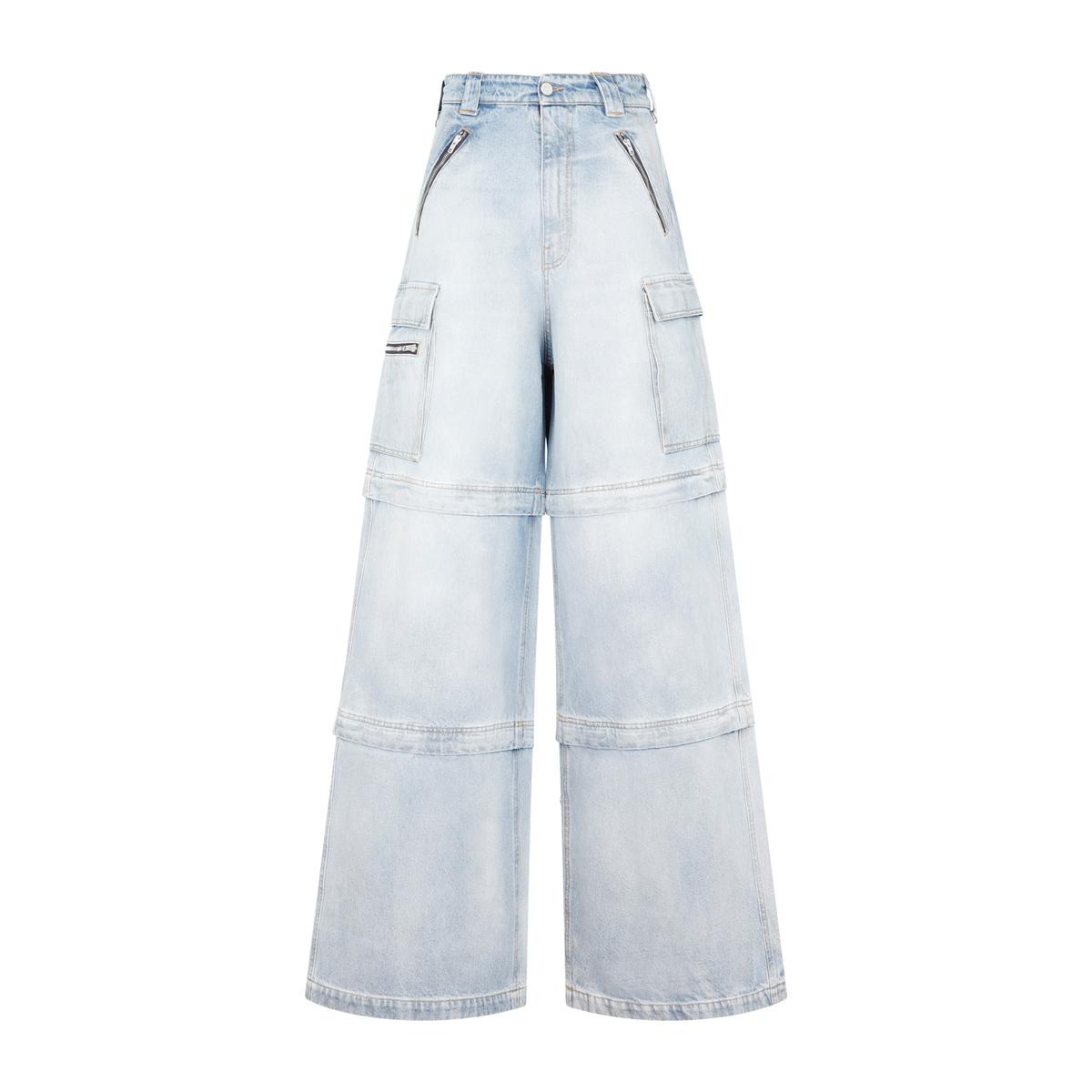 Vetements Transformer Baggy Jeans - Light Blue | Garmentory