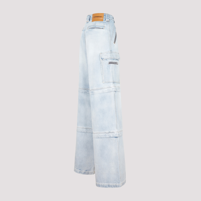Vetements Transformer Baggy Jeans - Light Blue | Garmentory