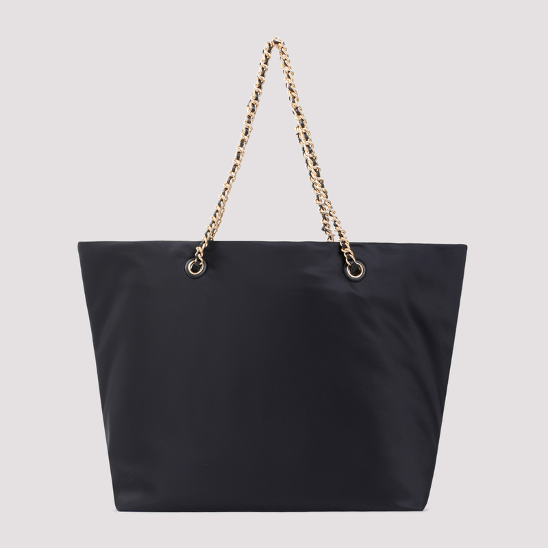 Tory Burch Ella Chain Tote Bag - Black/Grey | Garmentory