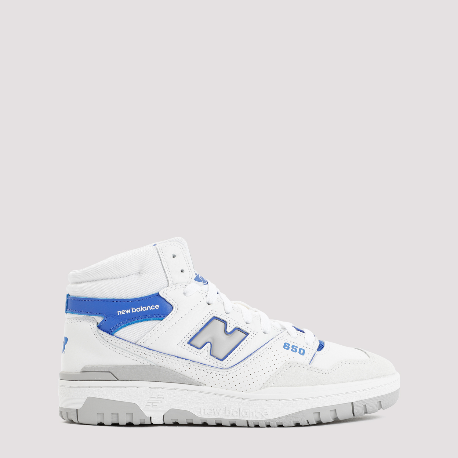 New Balance Leather 650 Sneakers - White/Blue | Garmentory