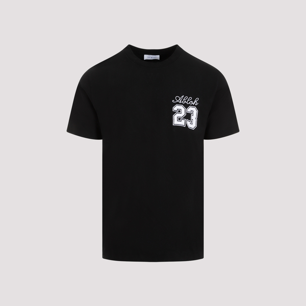 Off-White 23 Logo Slim S/S Tee - Black/White | Garmentory