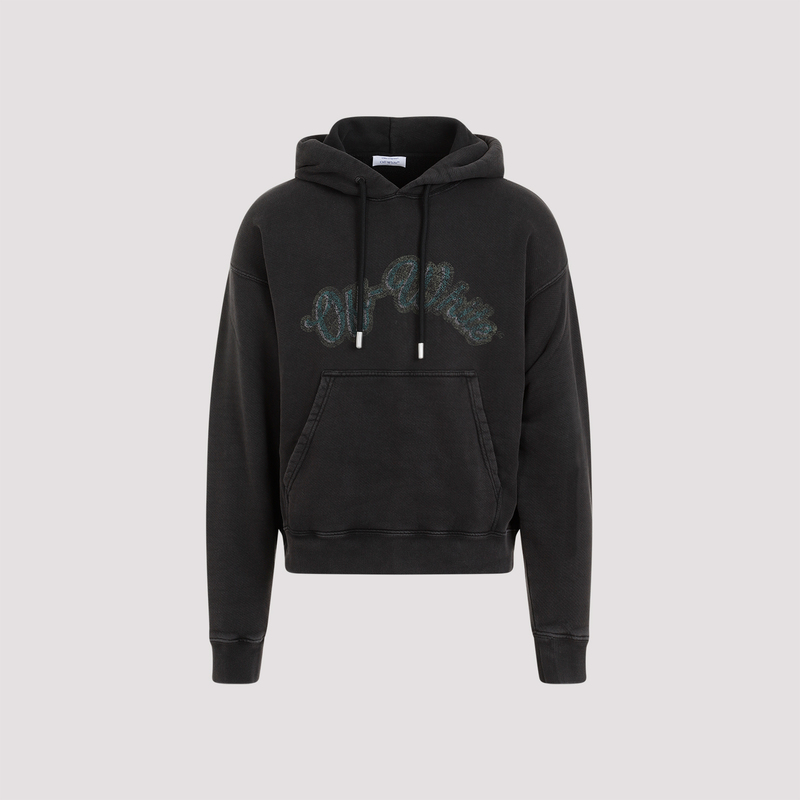 パーカー・フーディ Off-White OMBB085S24FLE020 GREEN BACCHUS SKATE Hoodie Off-White Green Bacchus Skate Hoodie | Garmentory