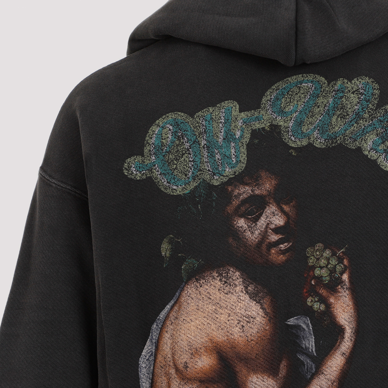 パーカー・フーディ Off-White OMBB085S24FLE020 GREEN BACCHUS SKATE Hoodie Off-White-Green-Bacchus-Skate-