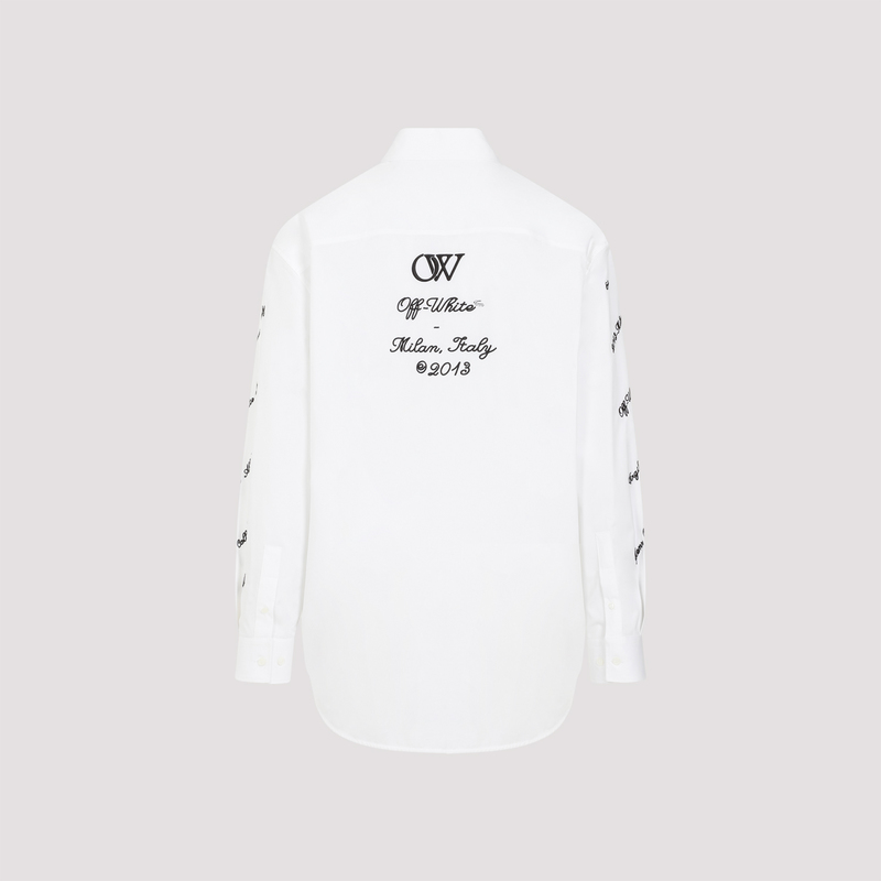 Tシャツ・カットソー Off-White Off White 23 Logo Heavycot Overshirt Buy Off-White 23 Logo Heavycot Overshirt 'Black/White