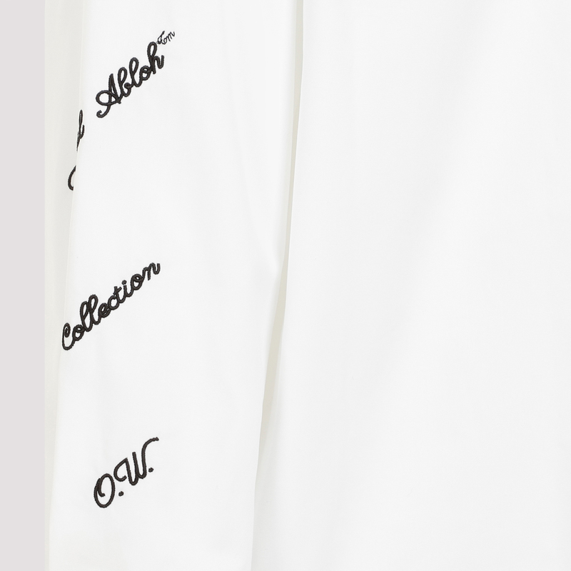 Tシャツ・カットソー Off-White Off White 23 Logo Heavycot Overshirt Off-White 23 Logo Heavycot Overshirt - White/Black | Garmentory