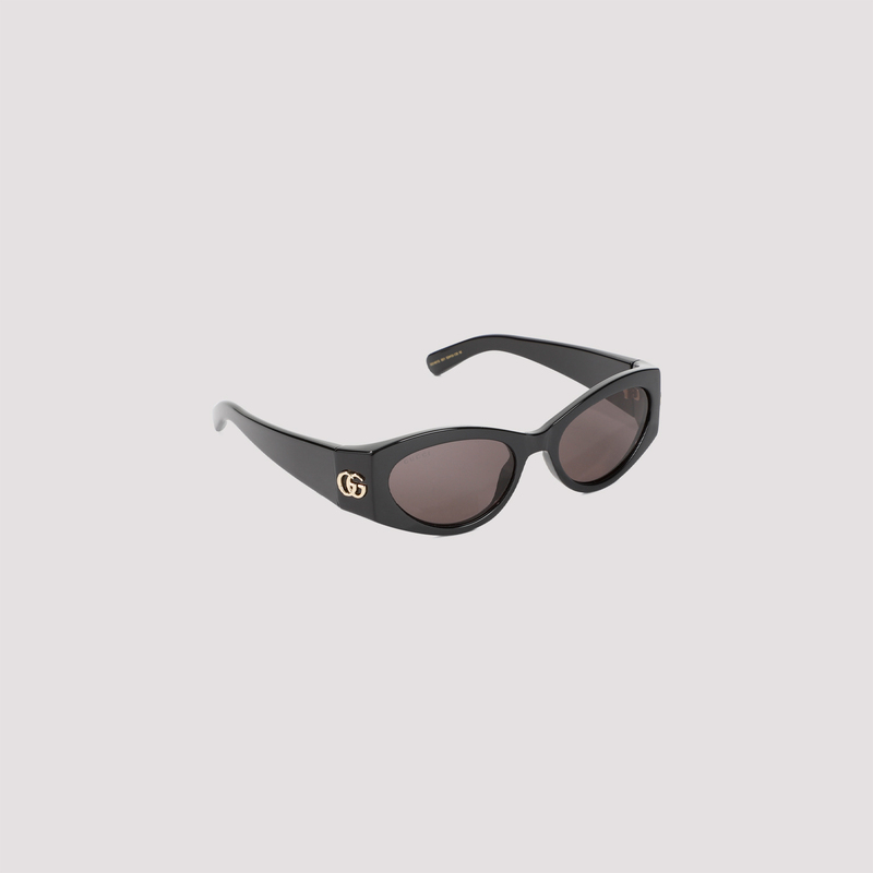 Gucci ブラックキャットアイサングラス Cat-eye frame sunglasses in black acetate | GUCCI® US