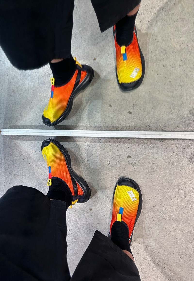 SALOMON RX MOC 3.0 Shoes - Black/Lemon/High Risk Red