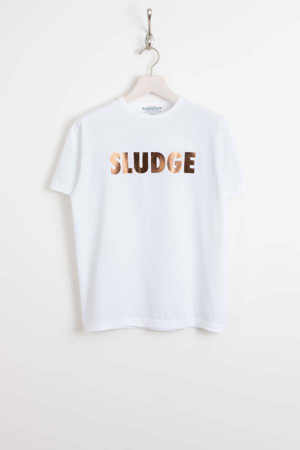 Sassafras Sludge Tee - 1/2 White