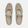 LE MONDE BÉRYL Woven Mary Jane - Ecru Leather - Thumbnail 2