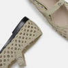 LE MONDE BÉRYL Woven Mary Jane - Ecru Leather - Thumbnail 3