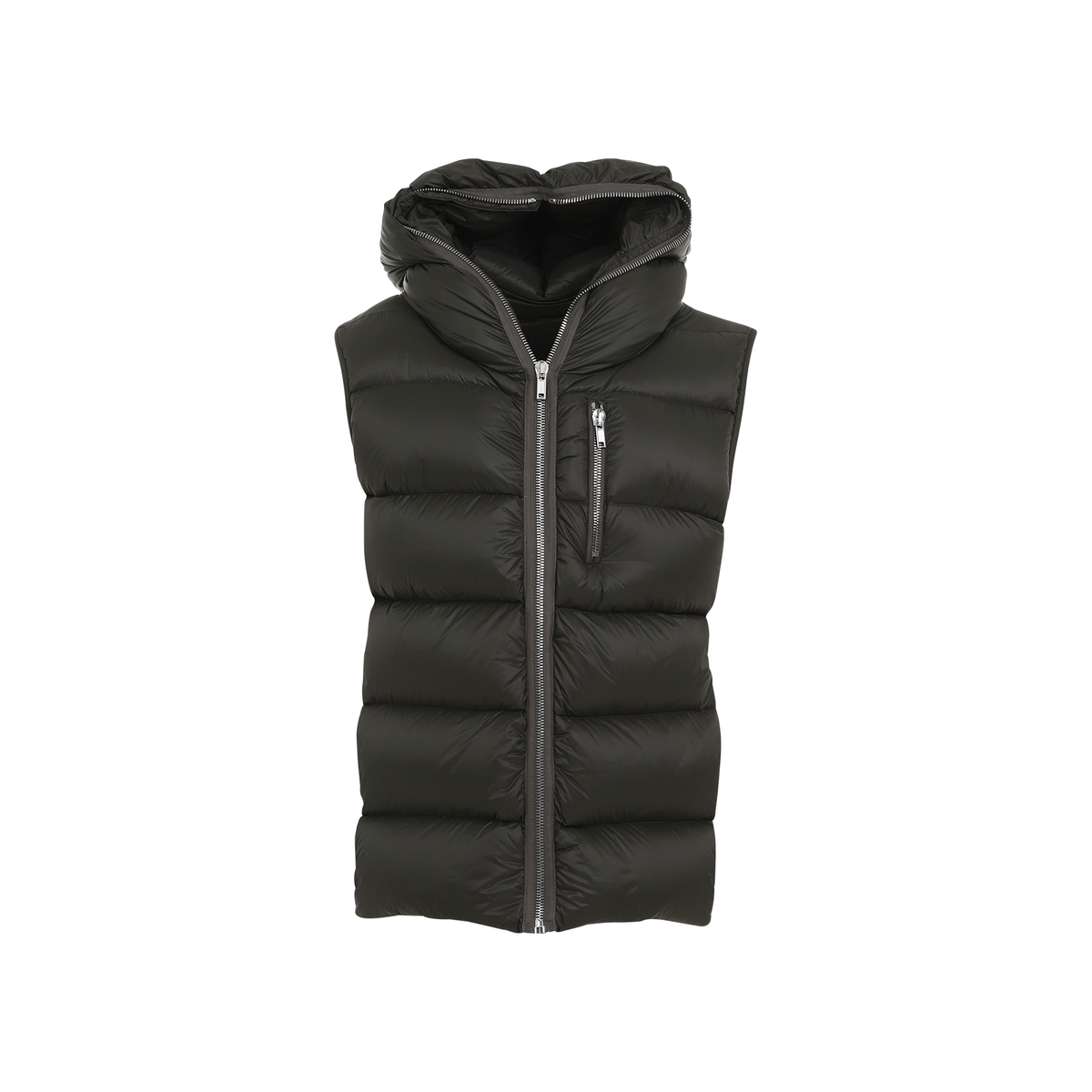Rick Owens◇24AW/SEALED VEST/ダウンベスト/48/ナイロン/BLK Rick 
