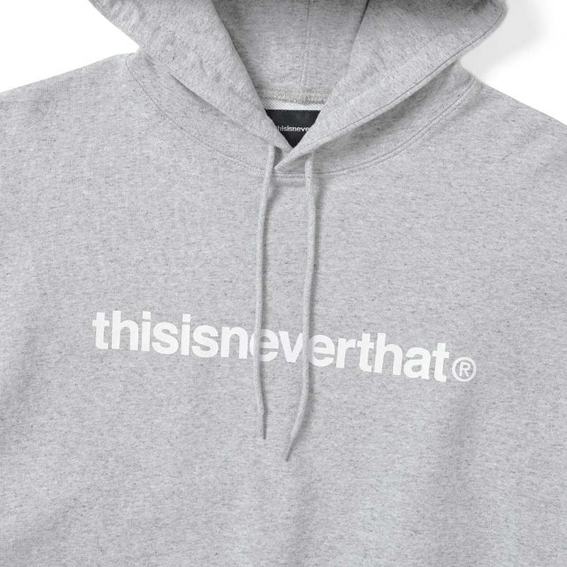 ThisIsNeverThat T-Logo LT Hoodie - Heather Grey | Garmentory
