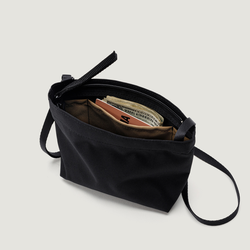 Bags in Progress Zipper Mini Pouch - Black Bags in Progress Zipper Mini Pouch - Black