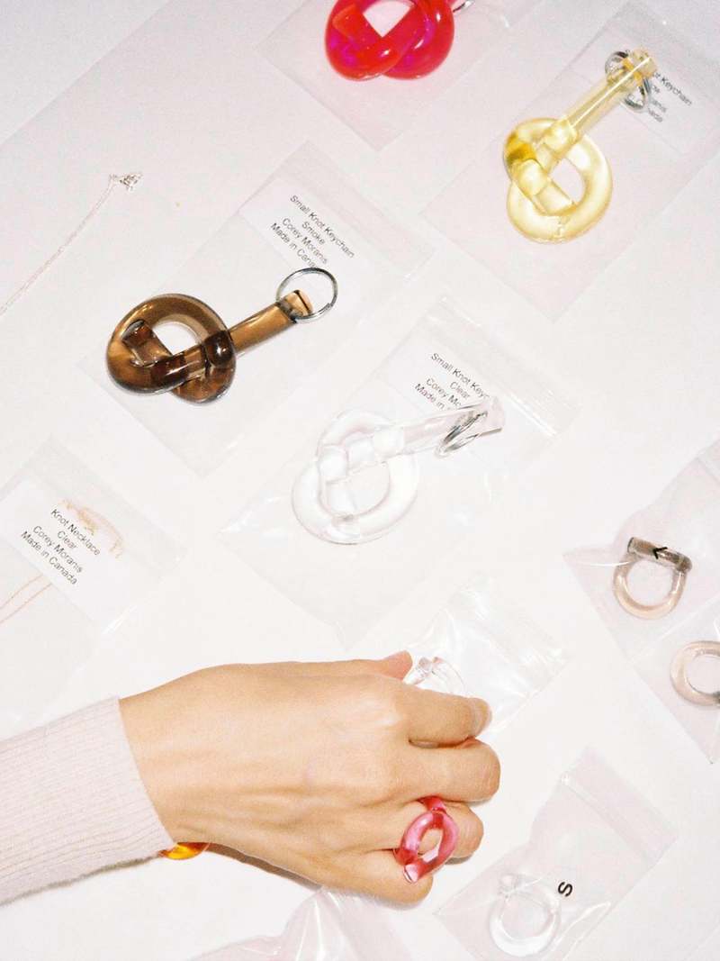 Corey Moranis Small Knot Keychain