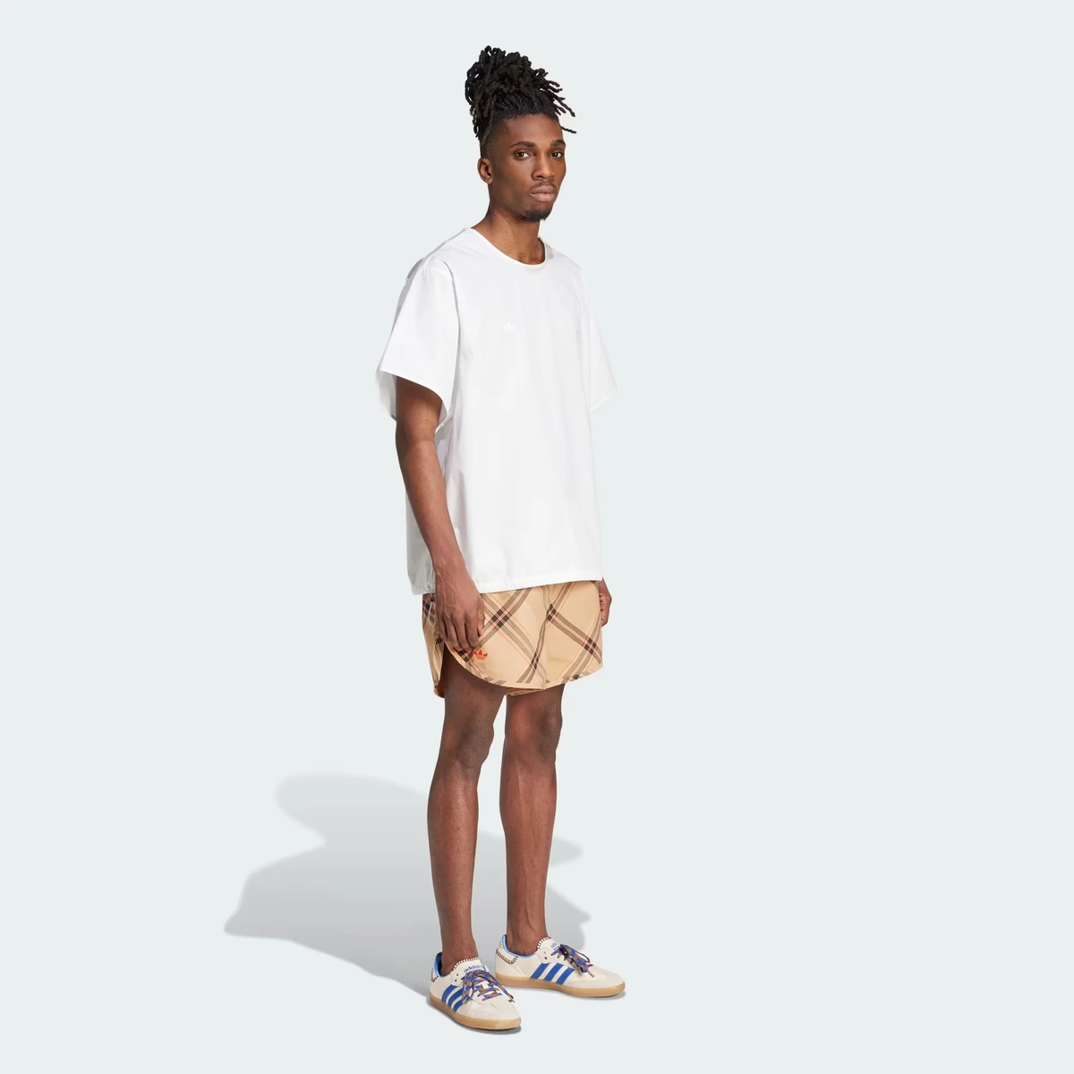 ショートパンツ ADIDAS X WALES BONNER | WB SHORTS BROWN IW3599 adidas Nylon Layered Shorts x Wales Bonner in Brown | SVD