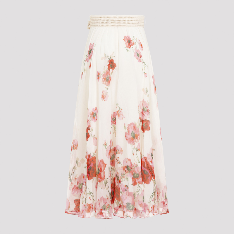 【Zimmermann】LIGHTBURST MAXI SKIRT フローラル マキシ zimmermann skirt womanlightburst maxi skirt - 1134sss246