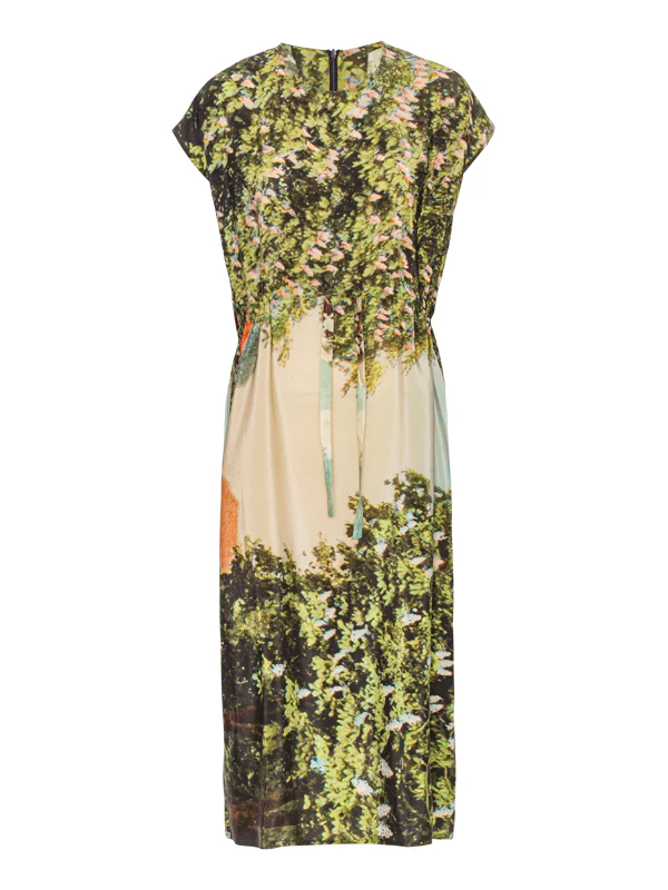 anntian Simple Dress - Digital Printed Gots F