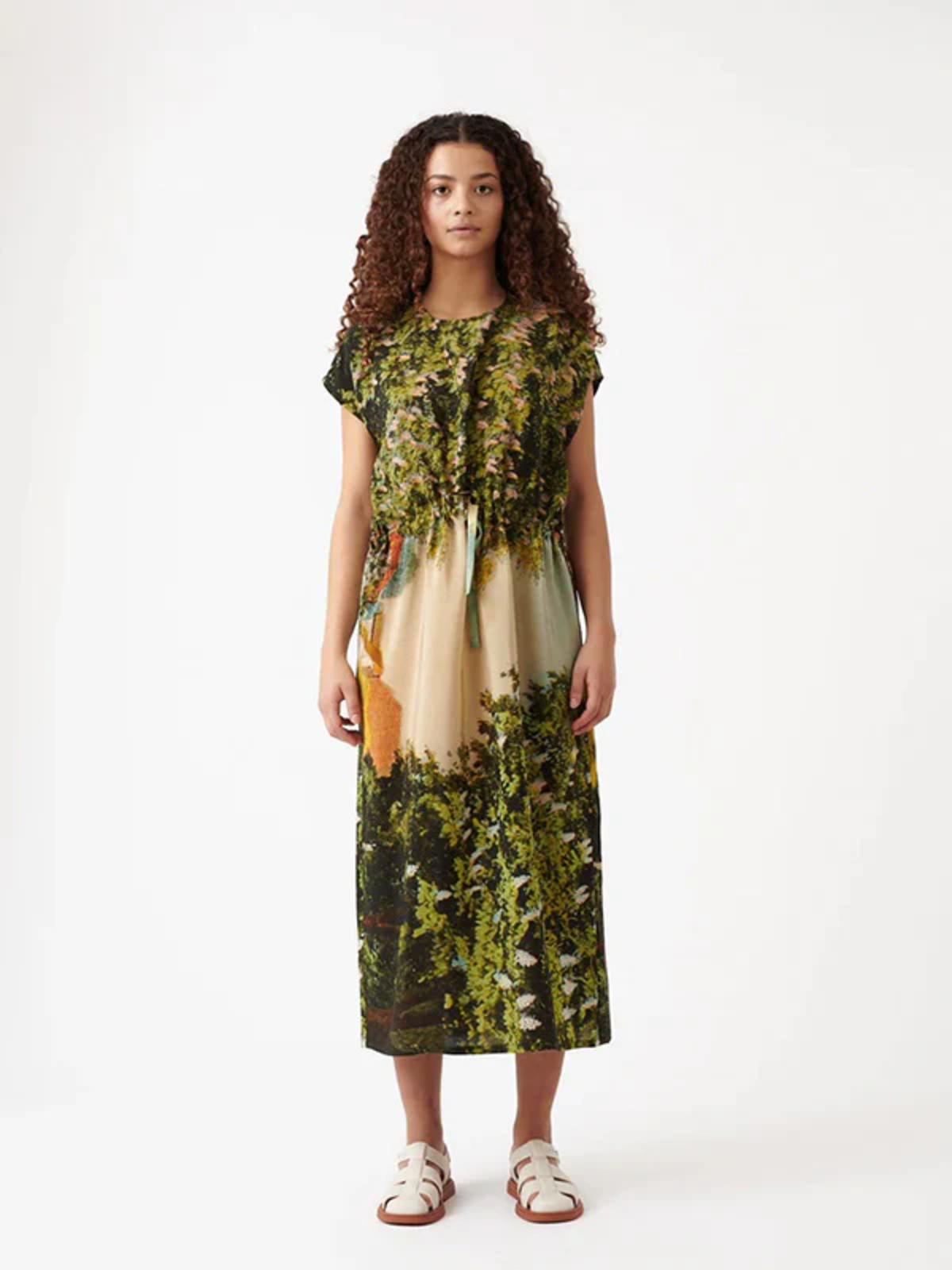 anntian Simple Dress - Digital Printed Gots F - Image 4 of 6