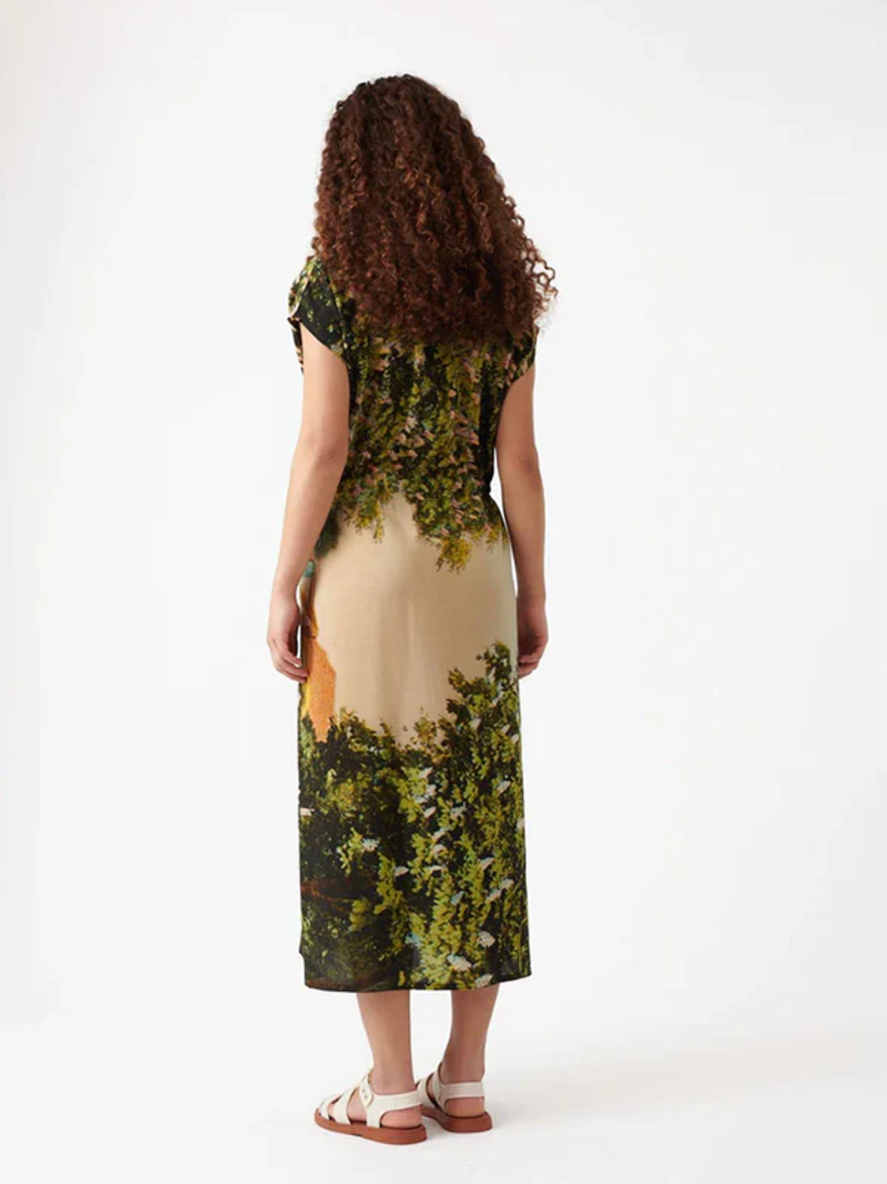 anntian Simple Dress - Digital Printed Gots F