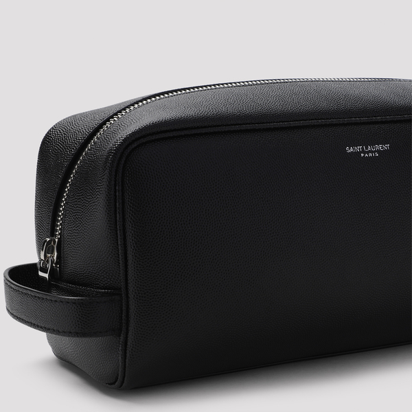 Saint Laurent YSL Cosmetic Pouch - Nero | Garmentory Saint Laurent YSL Cosmetic Pouch - Nero | Garmentory