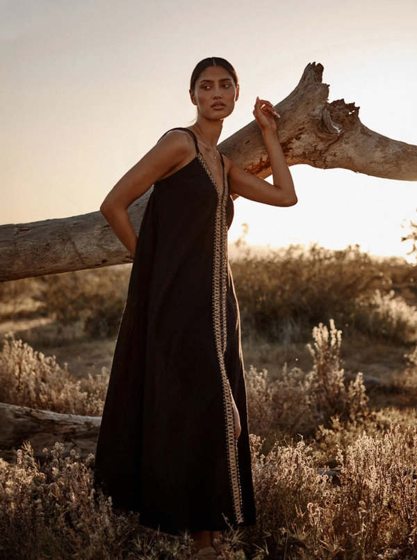 Brochu Walker Ciana Dress - Black Onyx | Garmentory