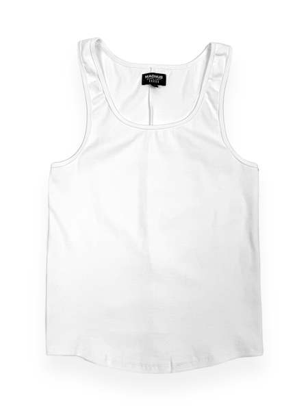 Magliano Dirty White Cotton Nudo Wrapped Tank Top | Garmentory