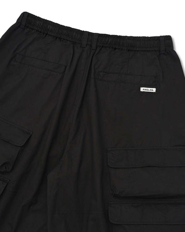 Anglan Slather Utility Pocket Half Pants - Black | Garmentory