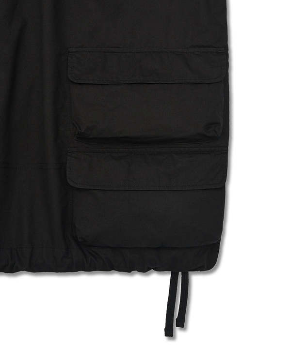 Anglan Slather Utility Pocket Half Pants - Black | Garmentory