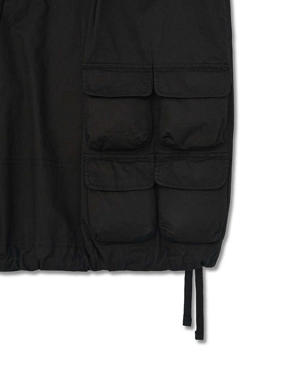 Anglan Slather Utility Pocket Half Pants - Black | Garmentory