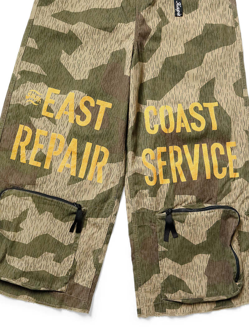 Kapital Ox Rain Camo East Remair Pants - Rcm Camo Green