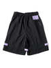 Kapital Rip Stop Nouvelle Shuttle Shorts - Black/Purple - Thumbnail 2