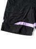 Kapital Rip Stop Nouvelle Shuttle Shorts - Black/Purple - Thumbnail 8