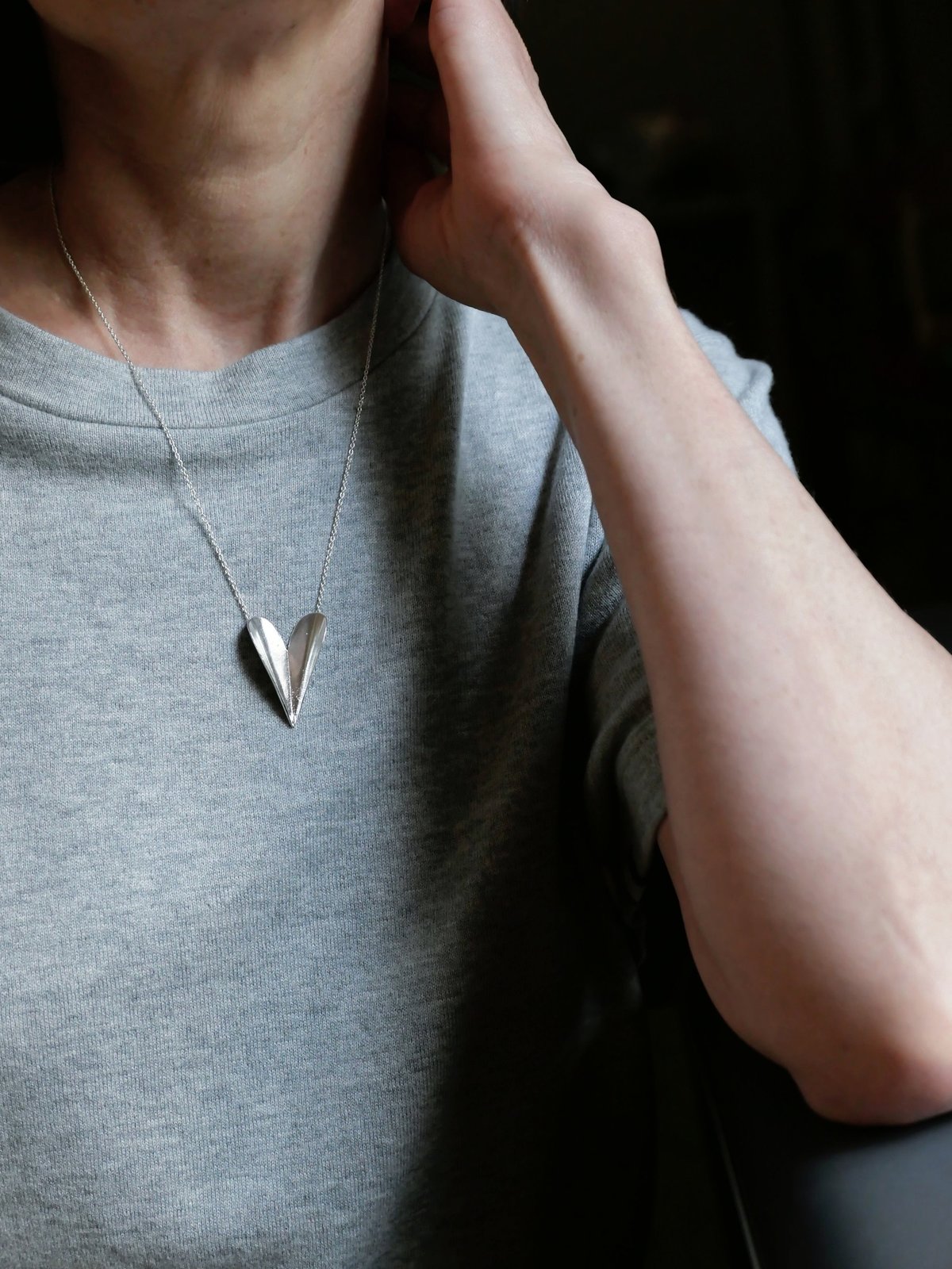 Mirit Weinstock FOLDED HEART PENDANT | Garmentory