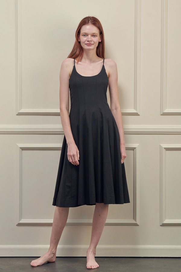 knee length dresses for ladies TIE BACK MIDI DRESS