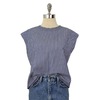 Girls of Dust Poplin Cotton Gardener Top - Mayfair - Thumbnail 1