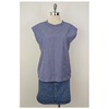 Girls of Dust Poplin Cotton Gardener Top - Mayfair - Thumbnail 2