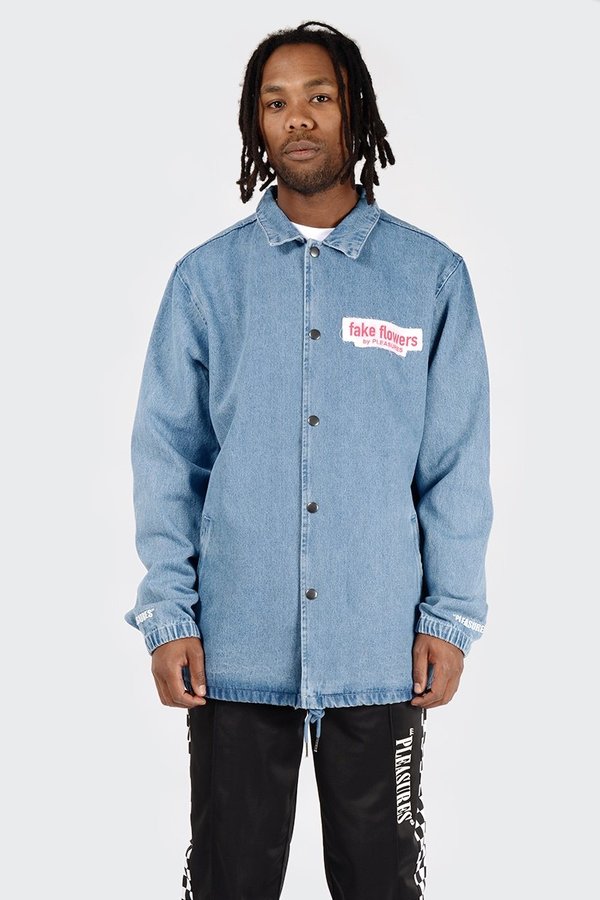 fake denim jacket