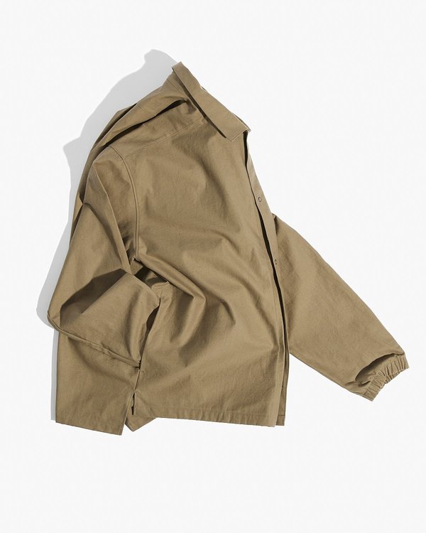 Jackman Back-Nep Coach Shirt - Sepia