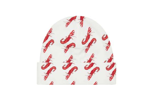 Kids Vild House of Little Organic Cotton Beanie - Lobster Kids Vild House of Little Organic Cotton Beanie - Lobster