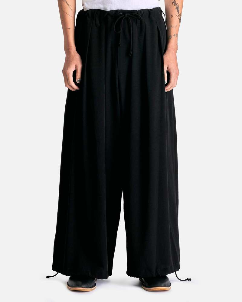 Yohji Yamamoto Pour Homme U Standard Balloon Pants - Black
