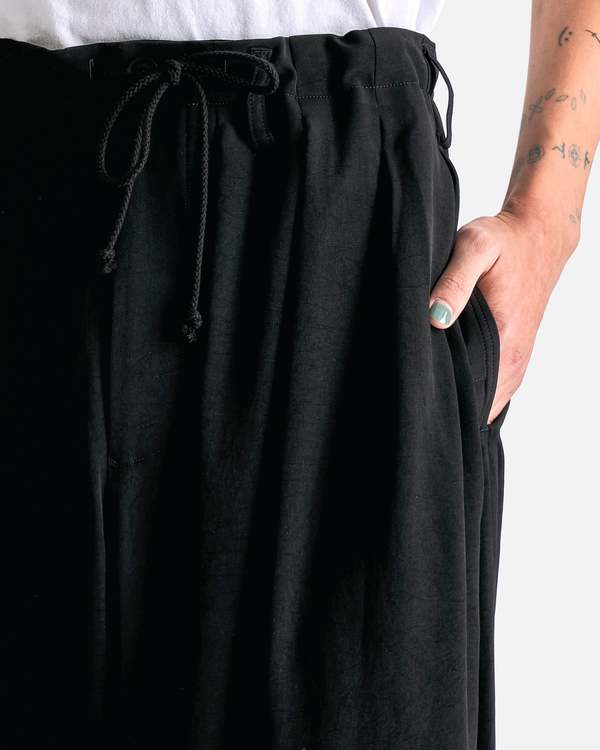 Yohji Yamamoto Pour Homme U Standard Balloon Pants - Black
