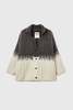 Cordera Silk & Mohair Texture Jacket - Grey/Cream - Thumbnail 4