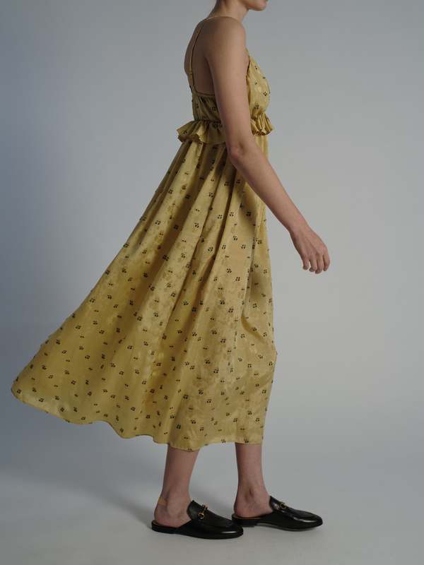 Saint Art Sara Metallic Dress - Gold | Garmentory Saint Art Sara Metallic Dress - Gold | Garmentory