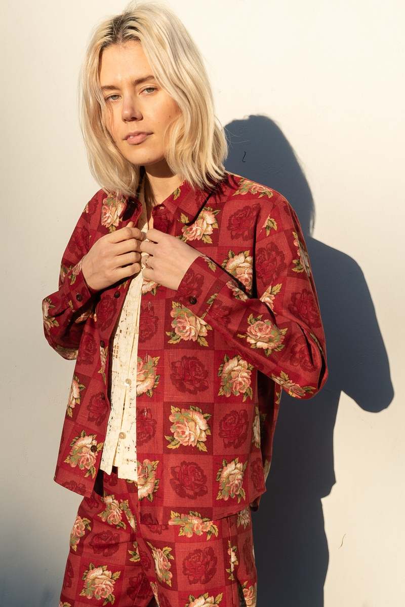 Red Roses Jess Jess Meany Laguna Jacket - Red Roses | Garmentory