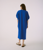 SAYAKA DAVIS NEW YORK Twisted Sleeve Dress - Ultramarine - Thumbnail 4