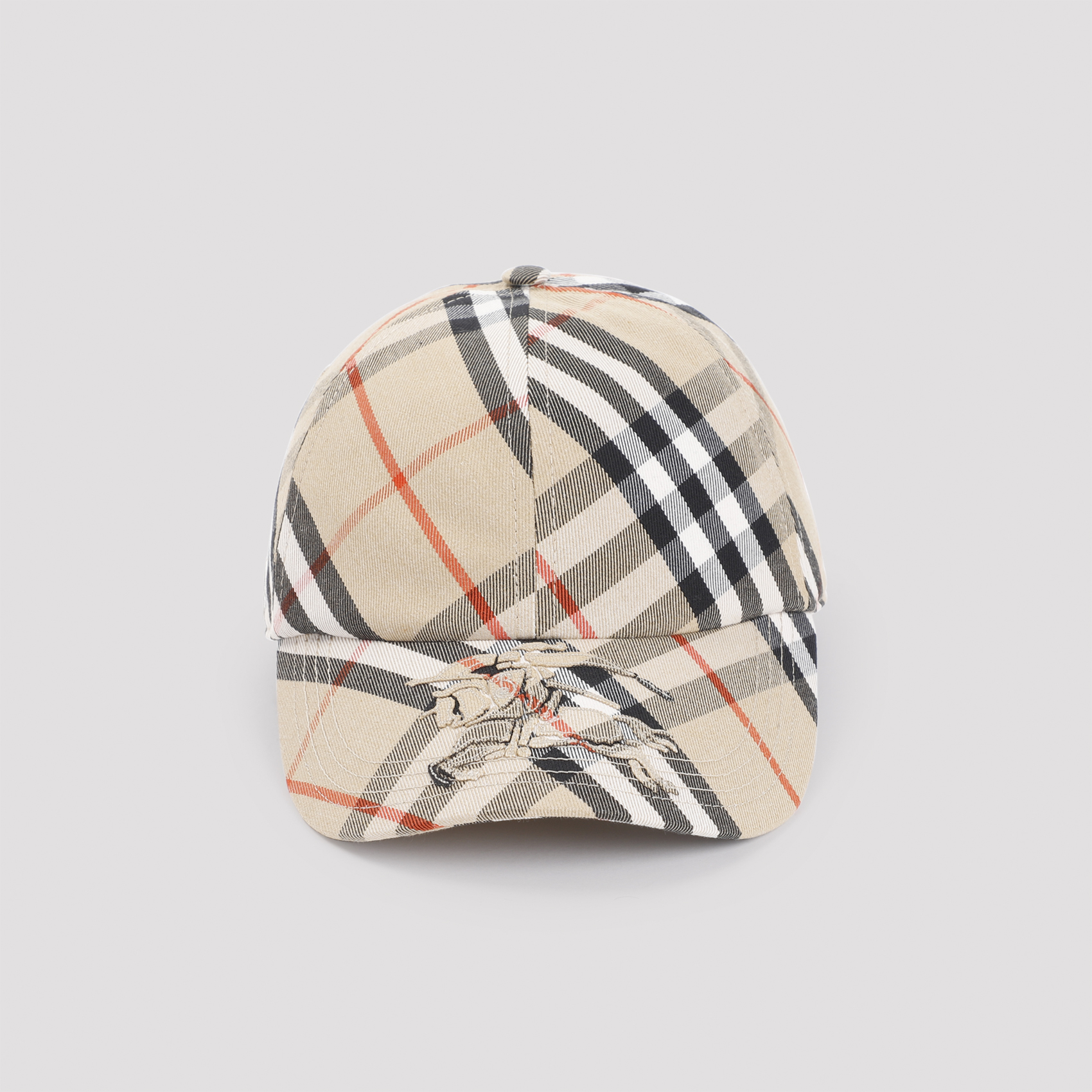 Burberry Check Baseball Hat Sand Garmentory
