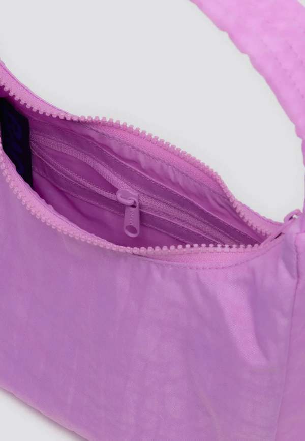 BAGGU Mini Nylon Shoulder Bag - Peony | Garmentory BAGGU Mini Nylon Shoulder Bag - Peony | Garmentory