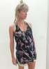 Berenik HANDPAINTED COTTON JERSEY black painted TANK TOP/DRESS - PAINTED COLOR - Thumbnail 3