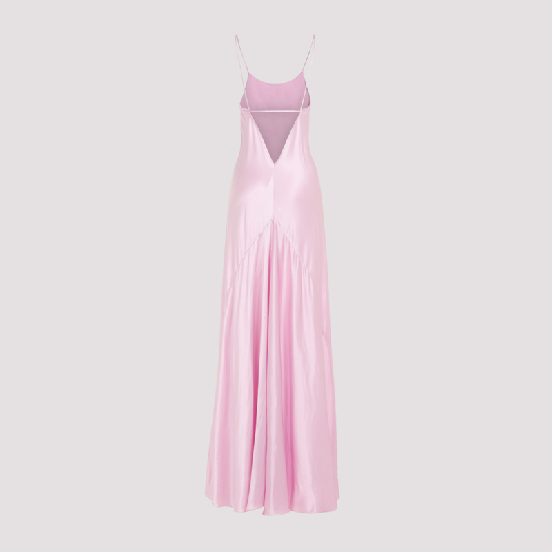 Victoria Beckham Floorlenght Cami Dress - Pink/Purple | Garmentory Victoria Beckham Floorlenght Cami Dress - Pink/Purple | Garmentory