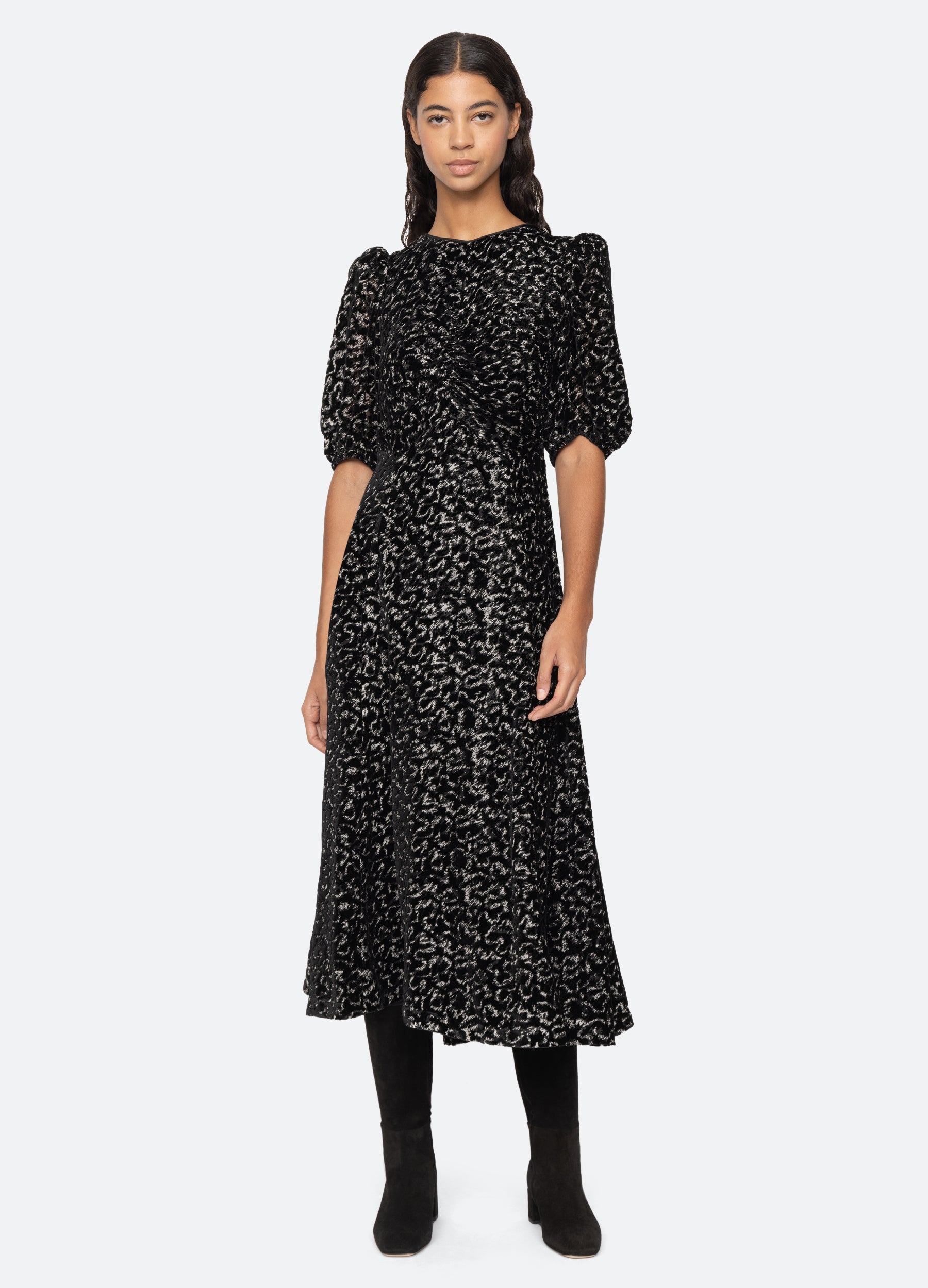 【SEA NEW YORK】SOPHIA パフドレス Sea NY Sophia Dress - Multi | Garmentory